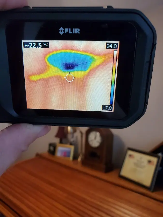 Thermal imaging inspection for water damage in Memphis